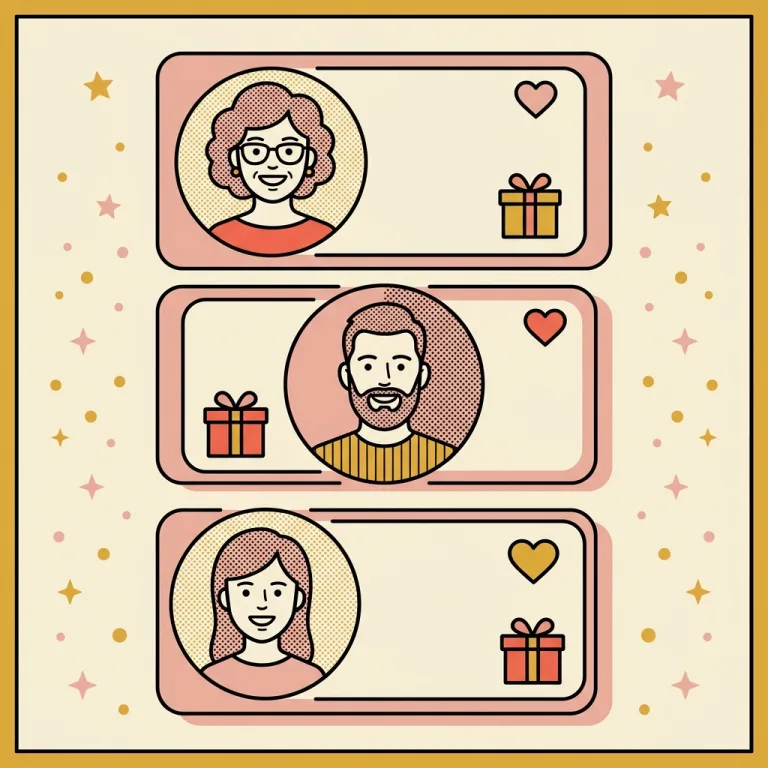 Saved profiles for Mom, Dad, Best Friend